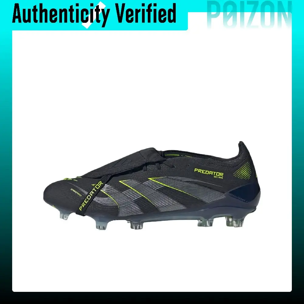 Adidas PREDATOR ELITE FG Firm Ground Abrasion Resistant Soccer Shoes Unisex Black JI1096