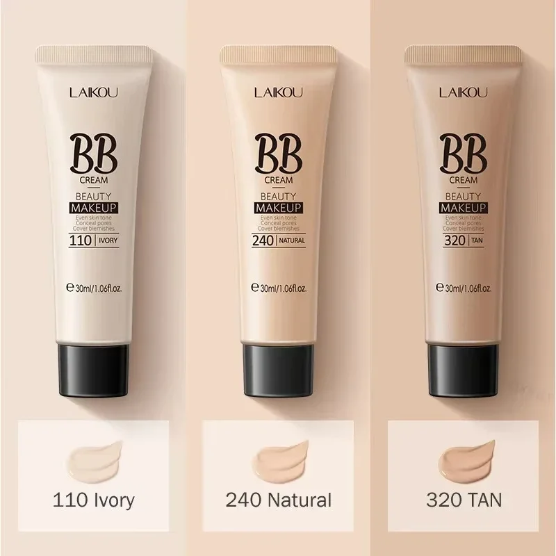 Correttore opzionale a 8 colori BB Cream 30ml Correttore viso naturale Primer BB Cream Illumina anche il tono della pelle Fondotinta liquido