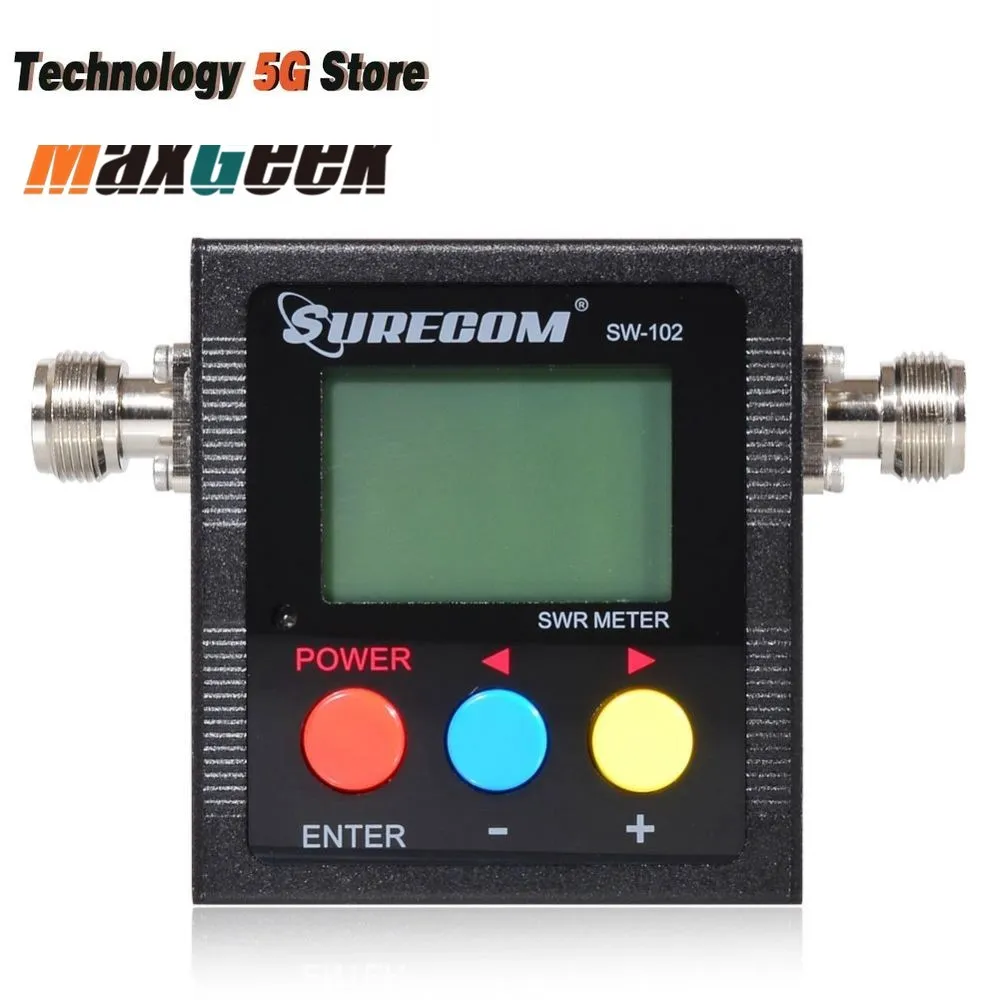 Surecom SW-102 N type 125-525Mhz Digital VHF/UHF Antenna Power SWR Meter 2-Way Radio