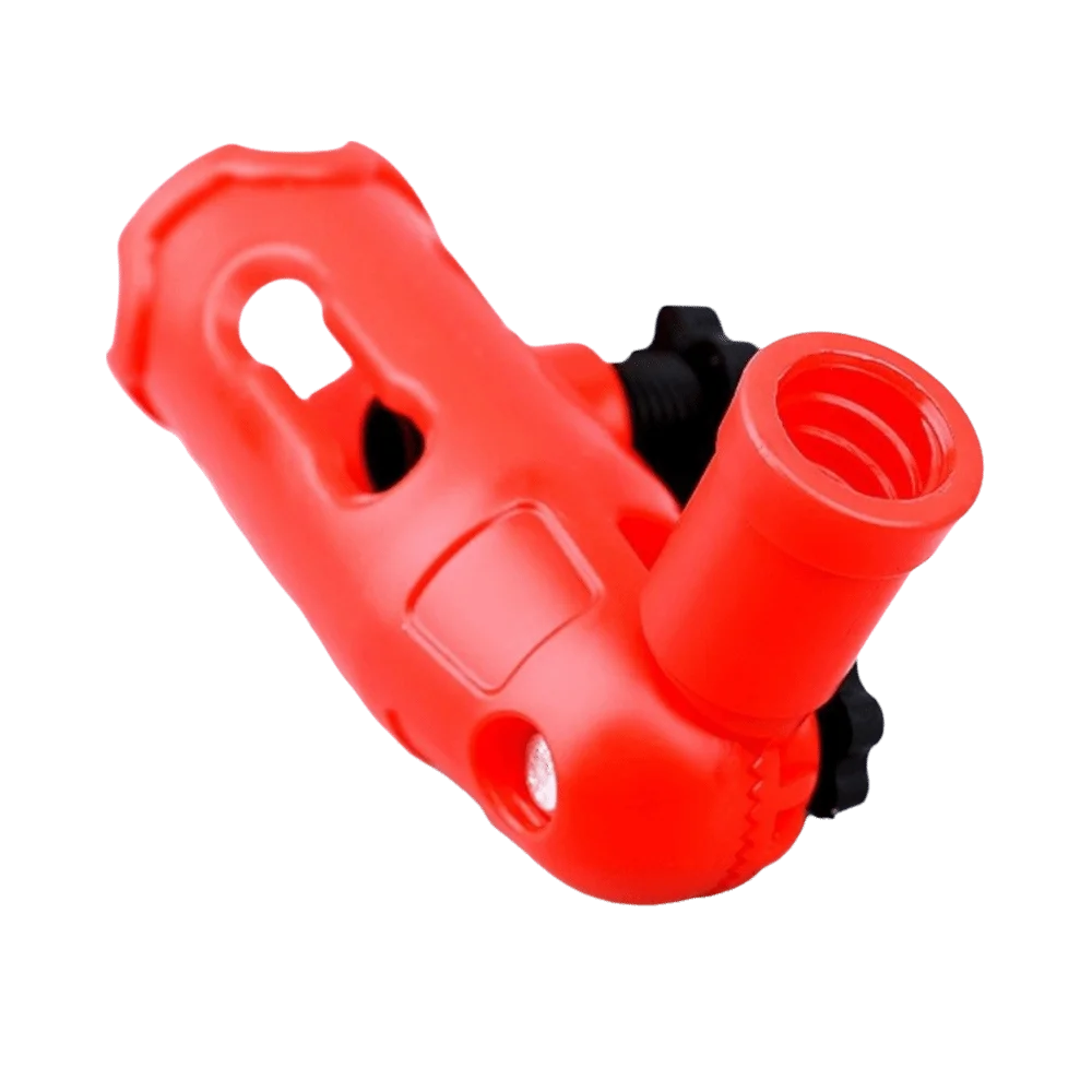 Adjustable Multi-angle Paintbrush Extender with Swivel Head Sturdy Plastic Fixture Extender Pole Attachment Holder