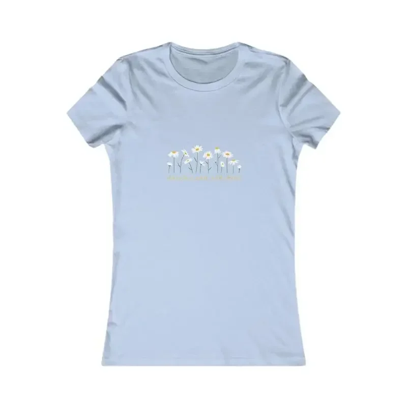 Cute Womens T Shirt Garden Daisies Fashion for Her