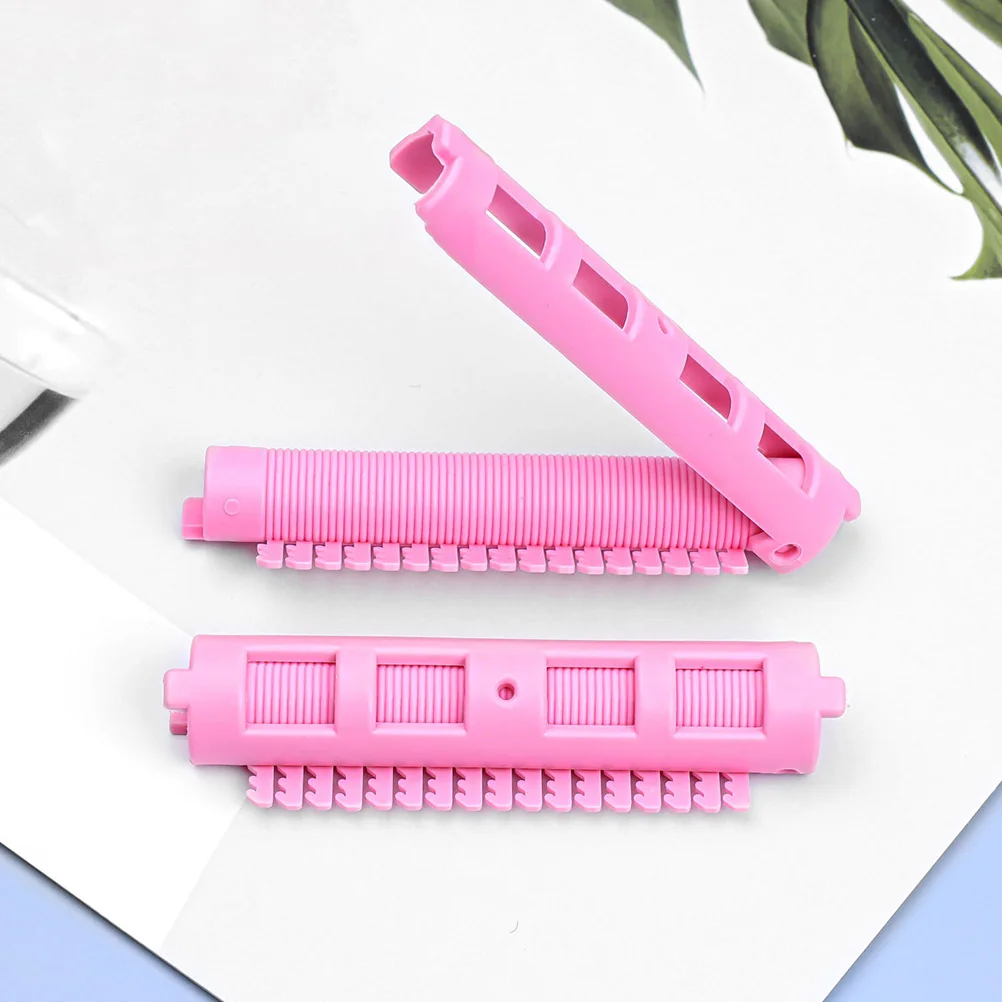 12 Pcs Perm Bar Hair Volume Clip Crimper Tool Curlers Resin Clips for Miss Women's Claw