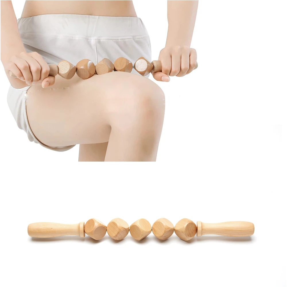 Wood Therapy Massager Cup Anti-Cellulite Gua Sha Tool Maderoterapia Colombiana Lymphatic Drainage Trigger point Massager Roller