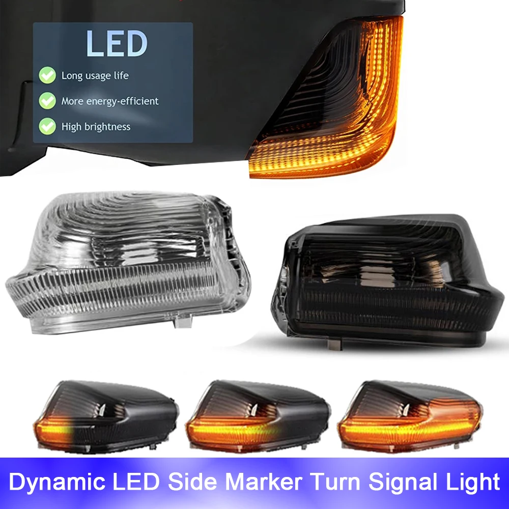 

LED Dynamic Side Mirror LED Turn Signal Lights For Dodge Sprinter 2007-2009 Mercedes-benz Sprinter 906 907 910 VW Crafter 30-50