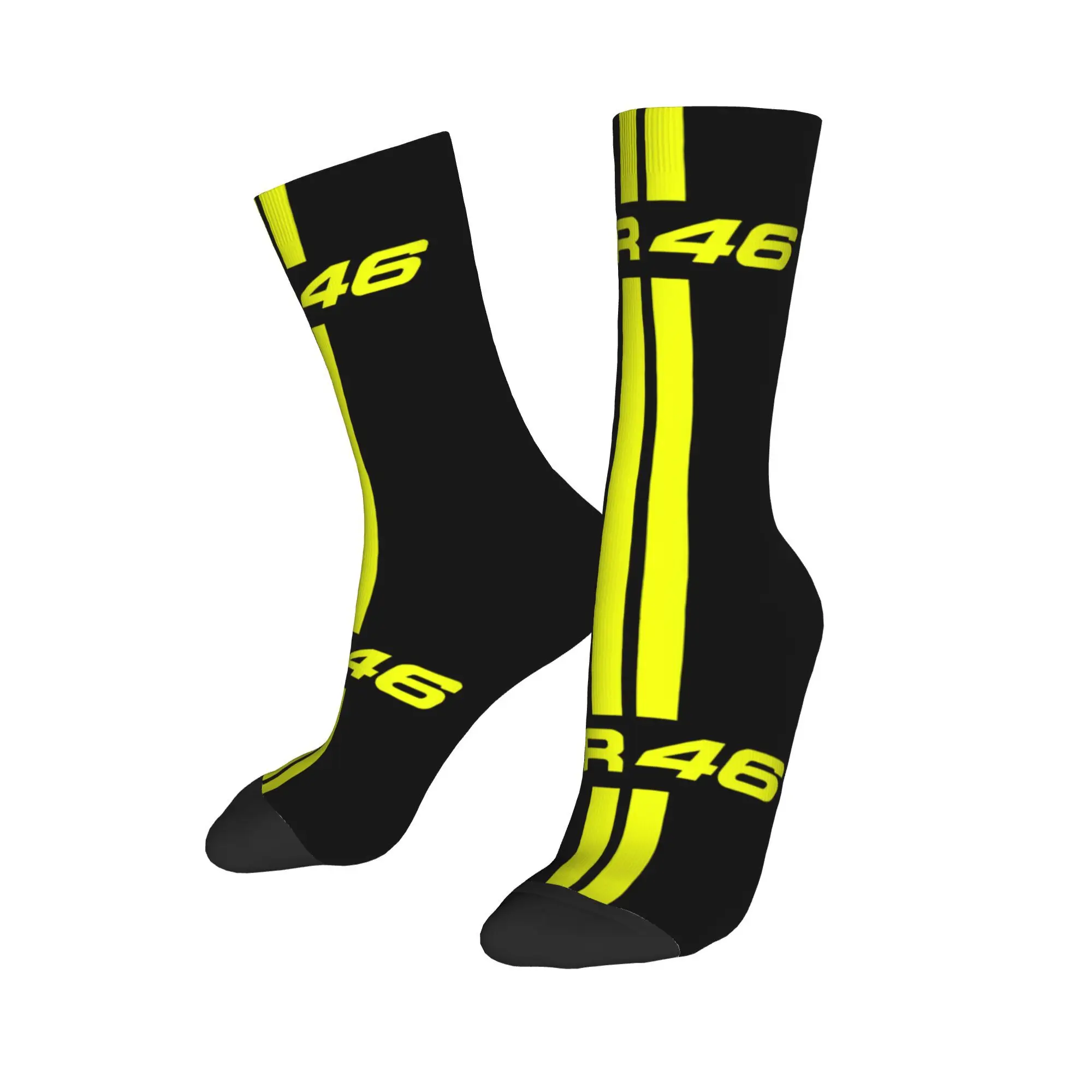 Custom Motor-Gp Racer Number Men's Crew Socks Unisex Funny  Spring Summer Autumn Winter Dress Socks