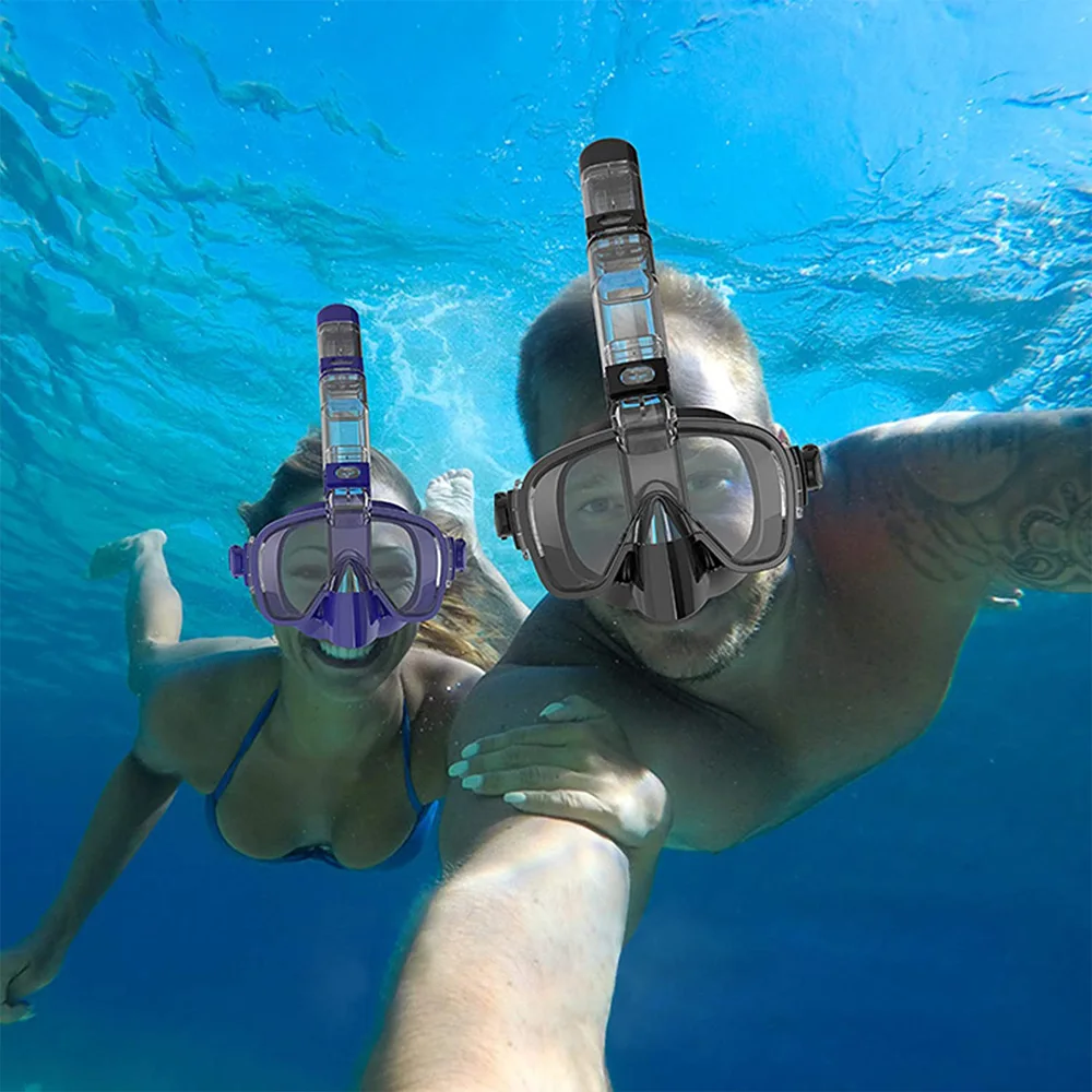 Full Face Snorkeling Mask Set 10