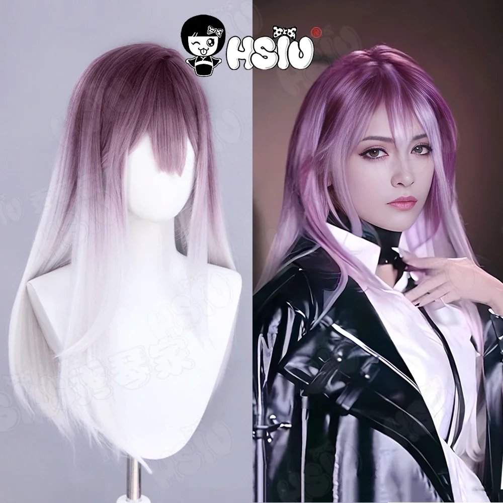 

Парик для косплея Shalom 2025 Path to Nowhere, косплей W ig 60 см, цвет фуксии, градиент белого цвета, длинные волосы, синтетический парик Path to Nowhere