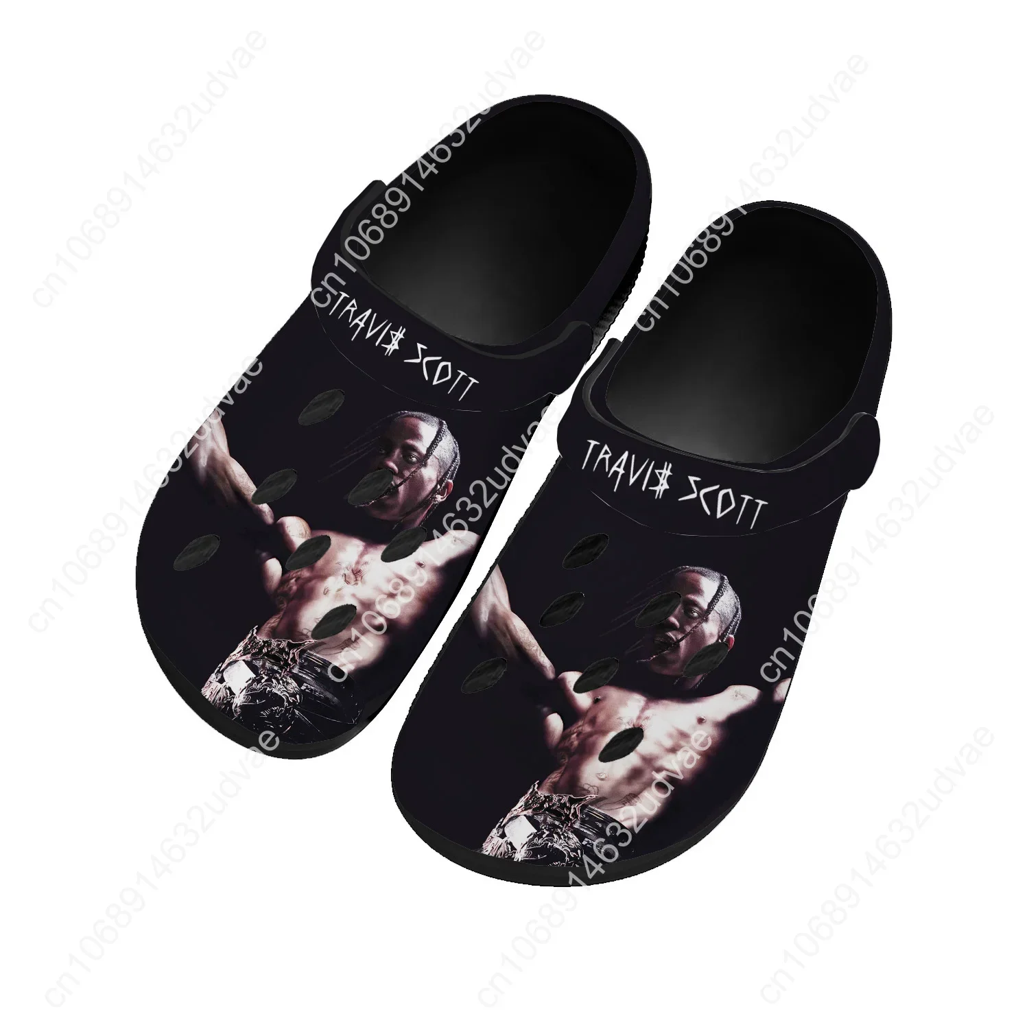 

T-Travis S-Scott Sandals Women Teenager Home Fashion Water Shoe High Quality Garden Breathable Comfort Beach Hole Slippers