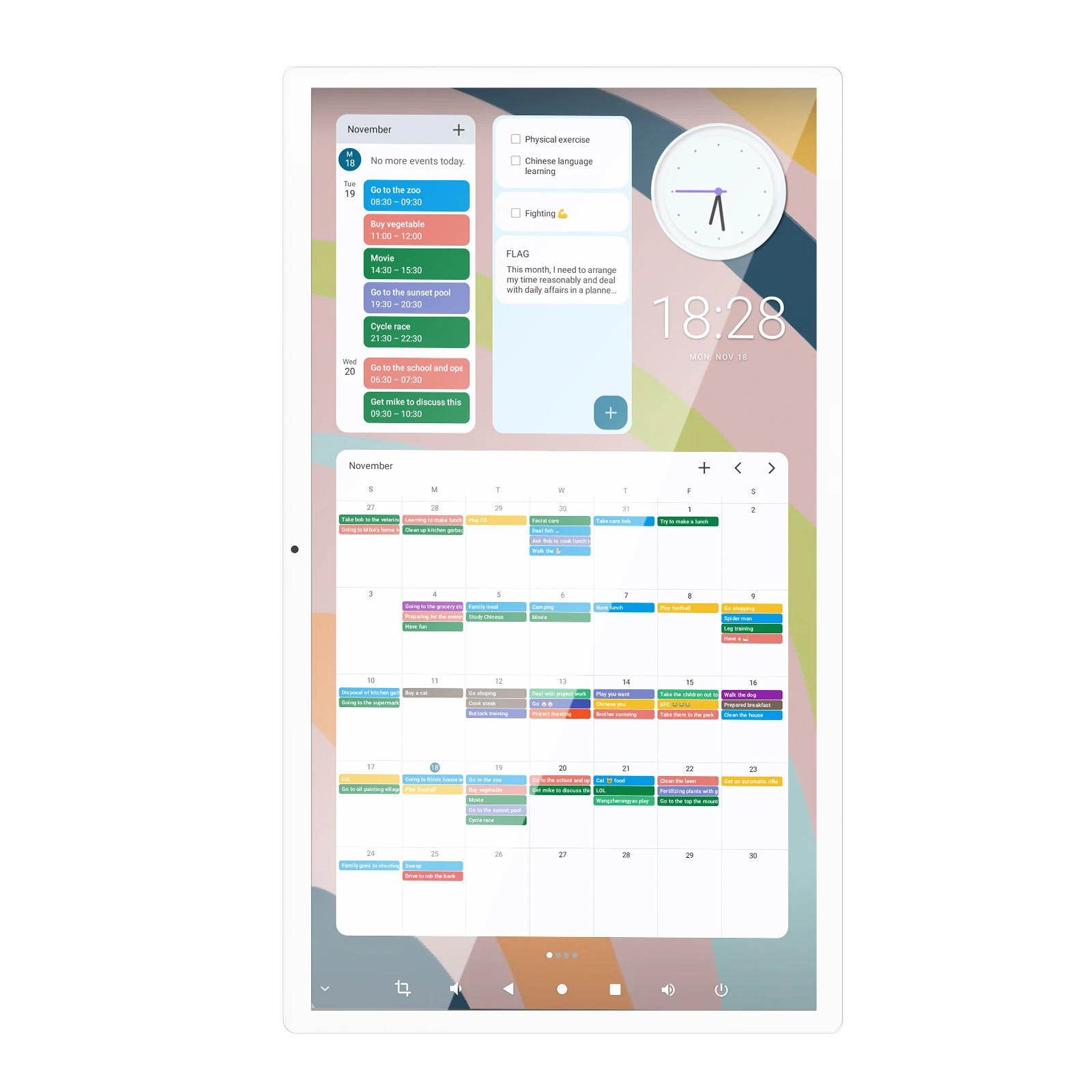 Family Shared Calendar The Digital Wall Calendar Touch Screen Seamlessly Syncs And Editschedules Together On One Screen