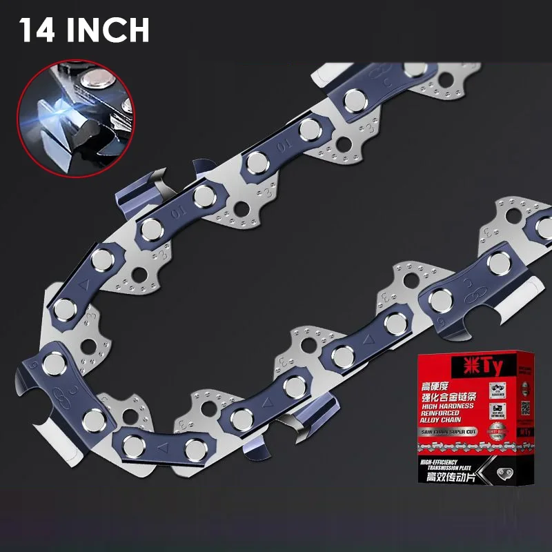 1/2/3pcs 14 Inch Chainsaw Chains 3/8'' Saw Blades 52DL 22T Sharp Garden Tools Steel 14'' Electric Chainsaws Chains Parts