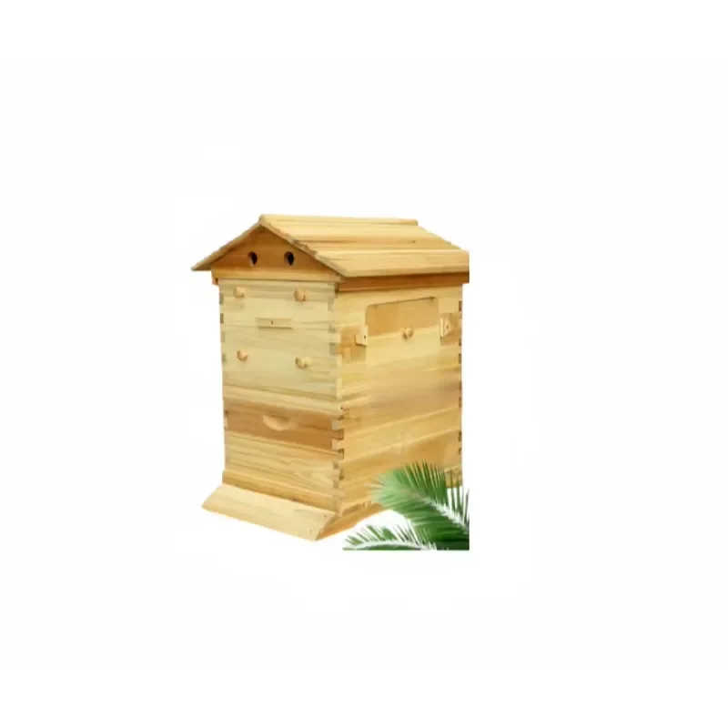 Good-to-Use Beehives for Honey Making Wooden Beekeeping Equipment with Honey-Flowing Outlet Special Tool for Beekeeping