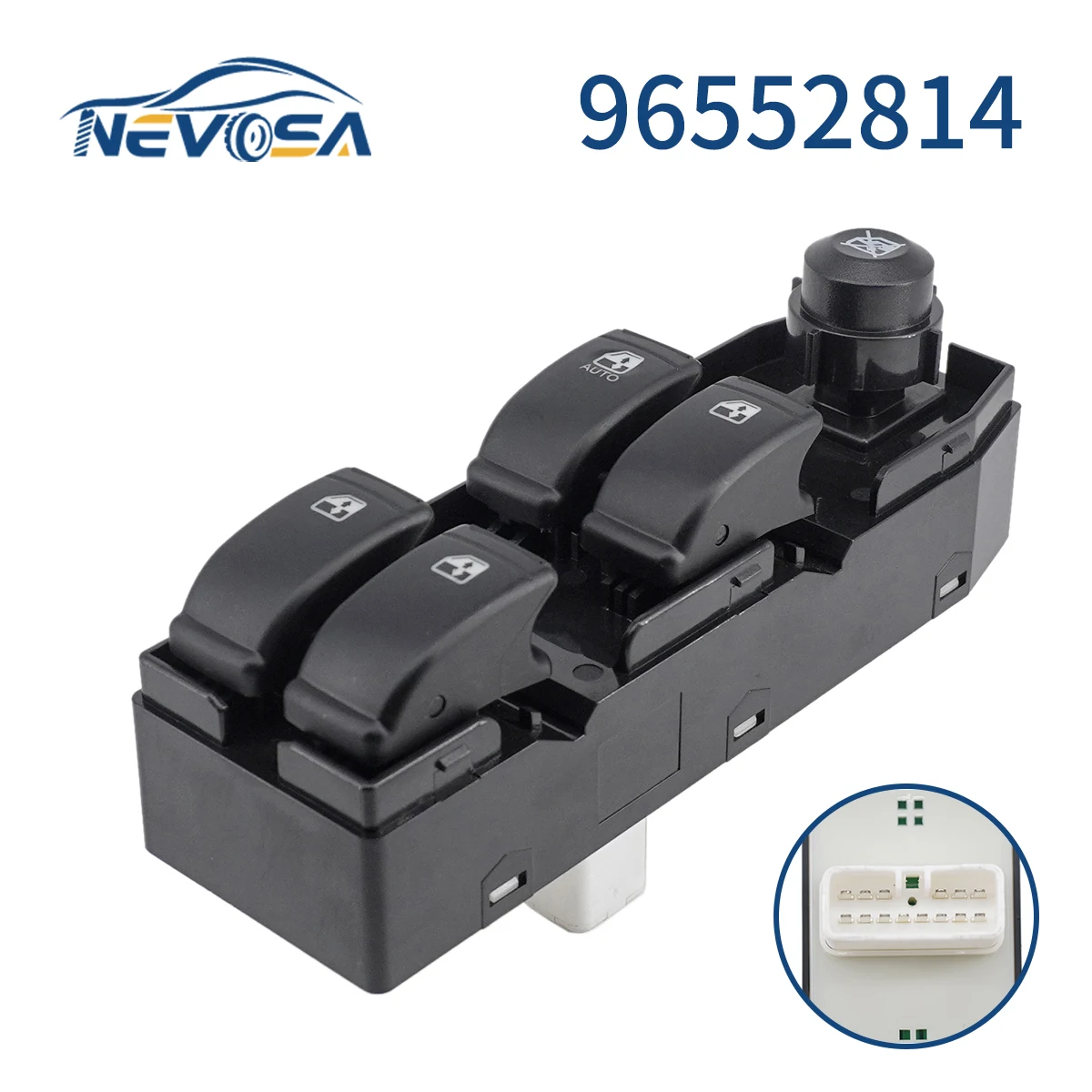 NEVOSA High Quality For Chevrolet Optra Lacetti 96552814 Auto New Front Left Window Lifter Switch LHD Car Parts Accessories