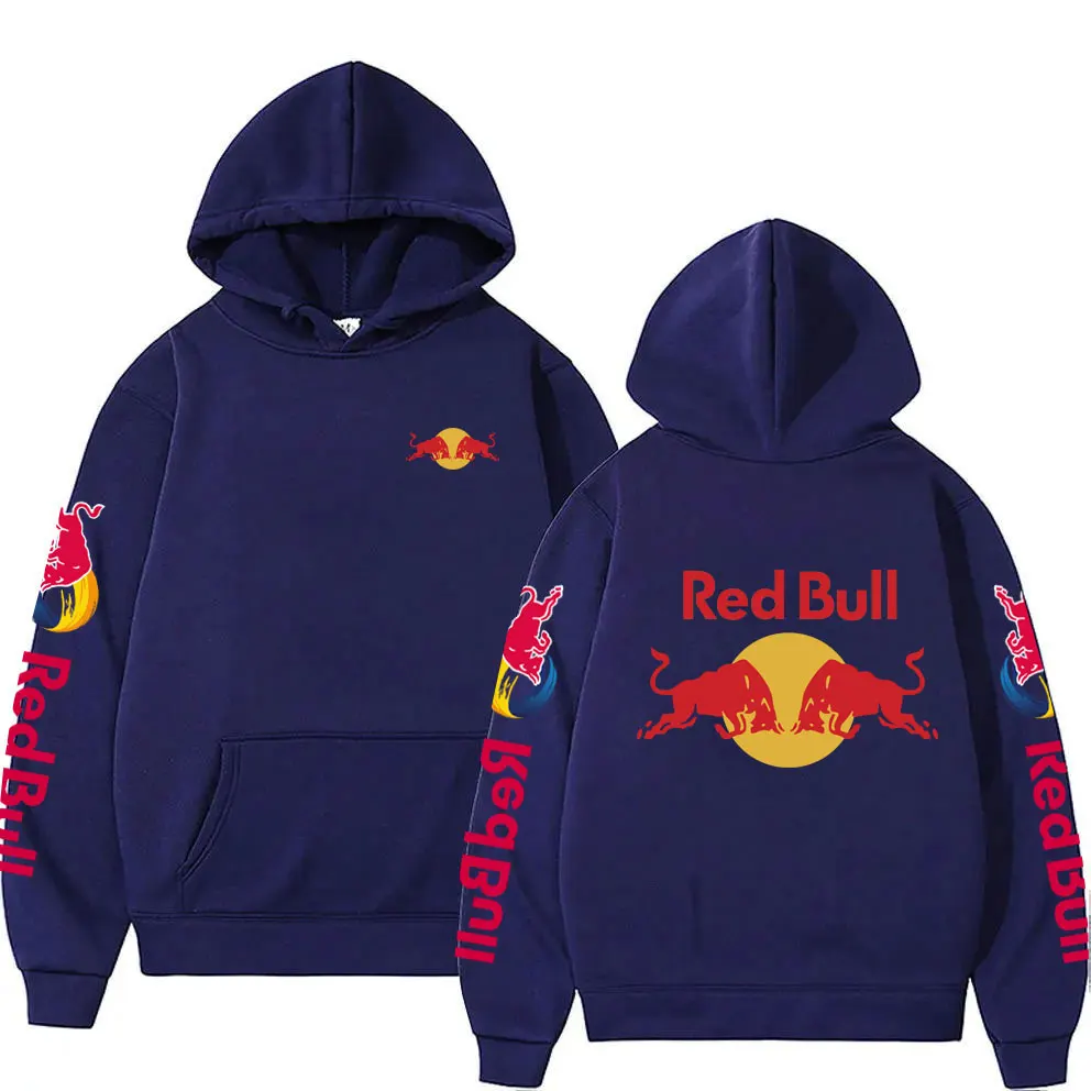 Red Bull Racing Team Logo primavera y otoño Sudadera con capucha para hombre ropa deportiva para mujer nueva moda para exteriores jersey para parejas