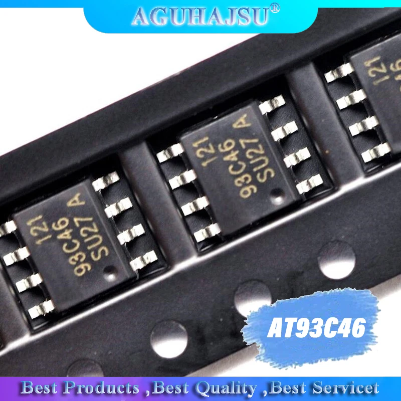 10pcs/lot AT93C46-10SU-2.7 AT93C46 93C46 SOP8 memory chip