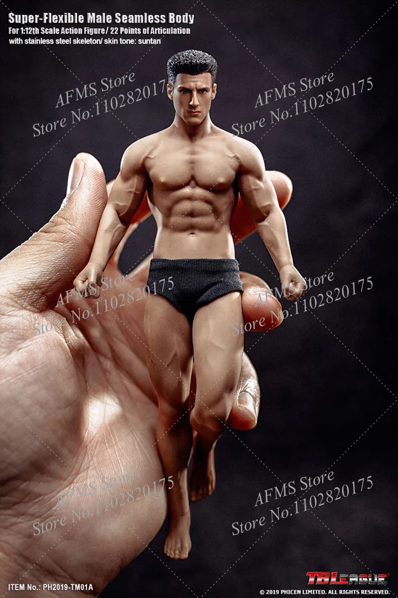 Hot Sale 1/12 Men Soldier Super Flexible Semi-Encapsulated Joint Body 6Inches Pale /Suntan Action Figure Sketch Practice Dolls