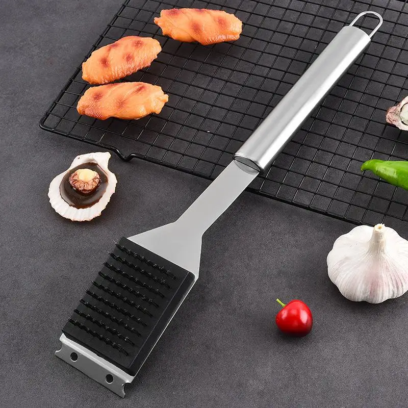 Grill Brush And Scraper, Wire BBQ Grill Brush For Outdoor Grill Cleaning BBQ Accessories, Safe Cleaner Brush