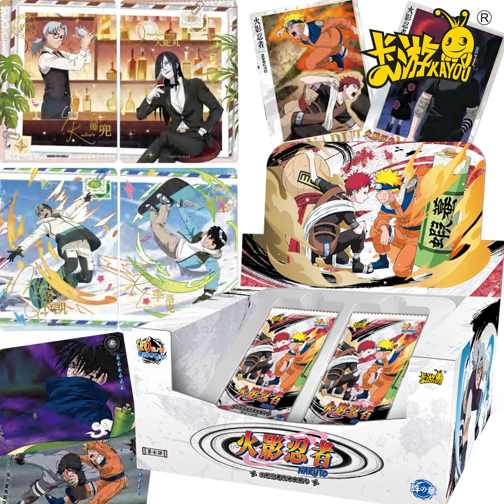 Оригинальные коллекционные карты Kayou Naruto, аниме-роли, Орочимару Jiraiya, эксклюзивный персонаж, Архив ниндзя, карты UR, детские игрушки, подарки