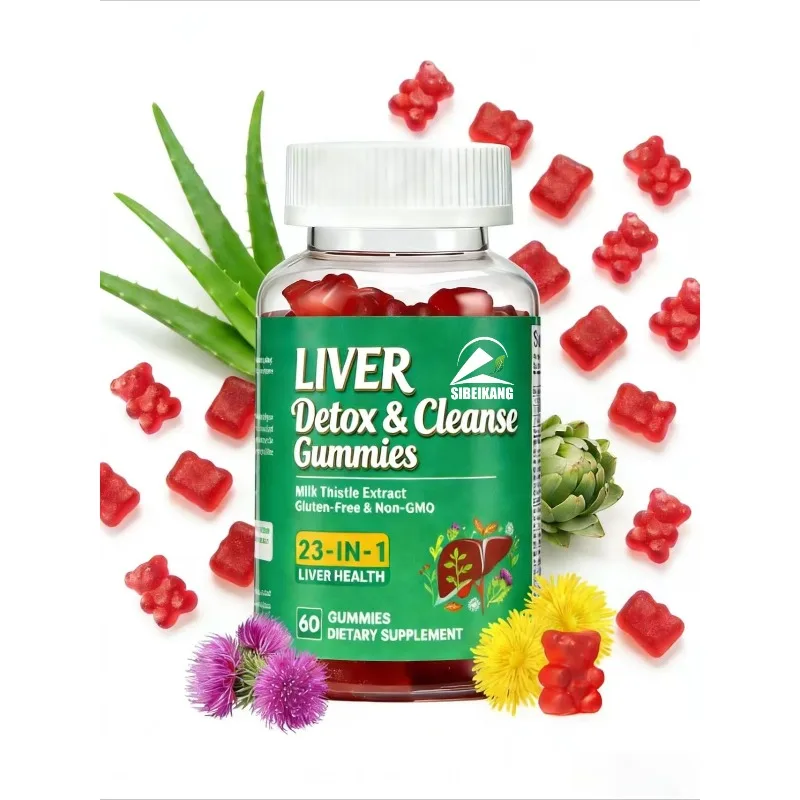 

Мягкие конфеты для очищения, очищения от токсинов и восстановления печени - 2000 мг расторопши и корня одуванчика, 60 капсул