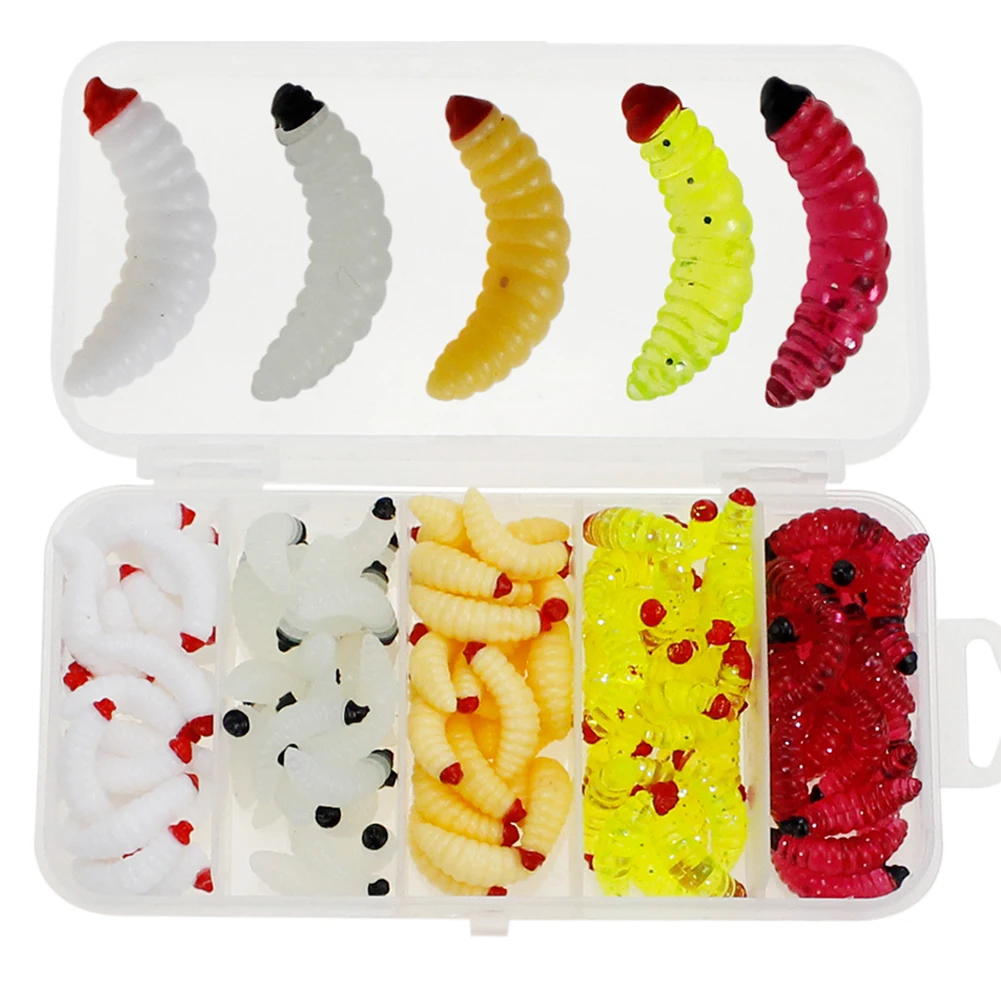 PVC Artificial Wobbler Soft Bait Luminous 2cm 0.4g Fishing Bait Lure for Ocean Beach Gear Mixed Supplies Accessories Set