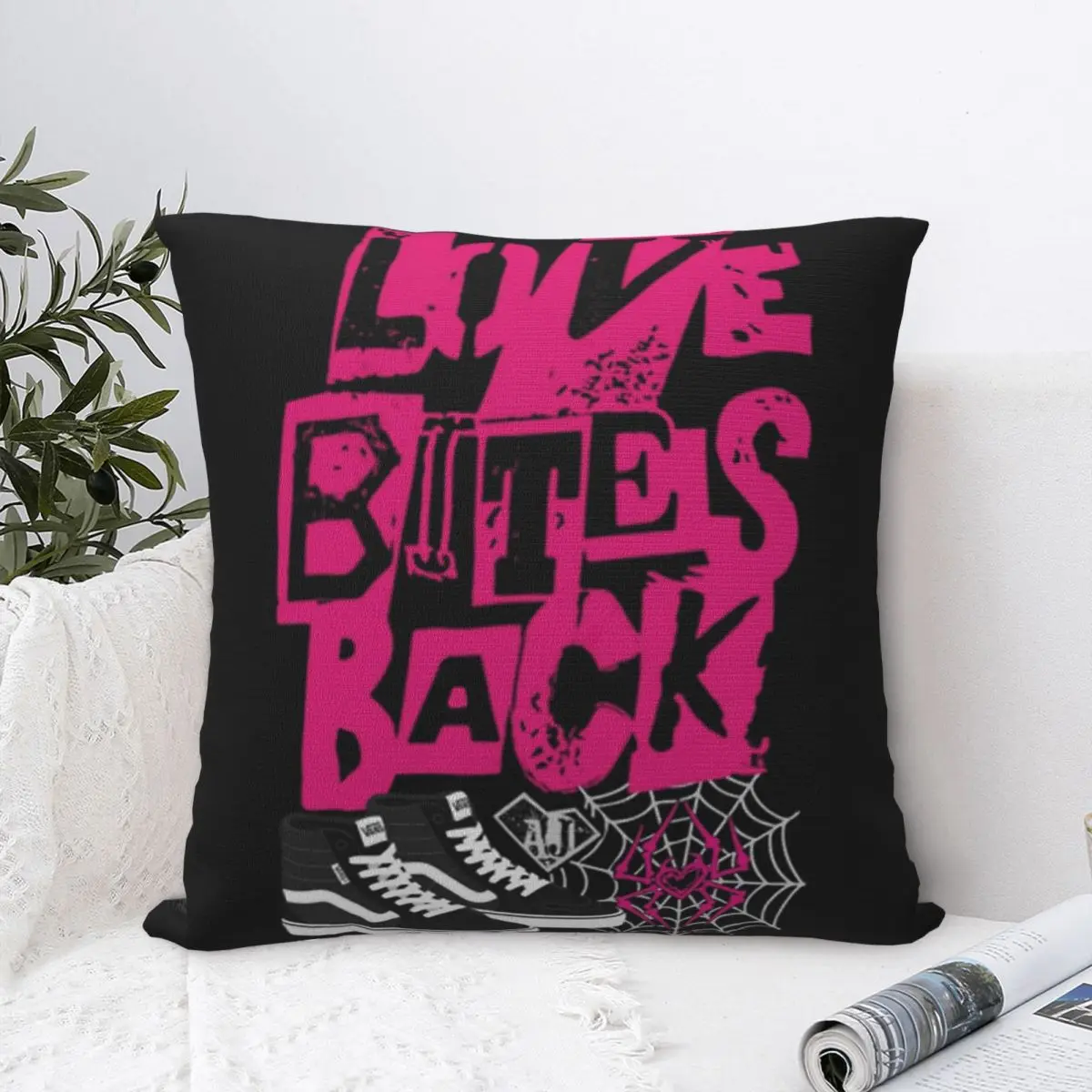 Aj Lee Love Bites Wrestling Back Pillow Cases Cushion Cover Awesome Decorative Pillowcover for Sofa 18