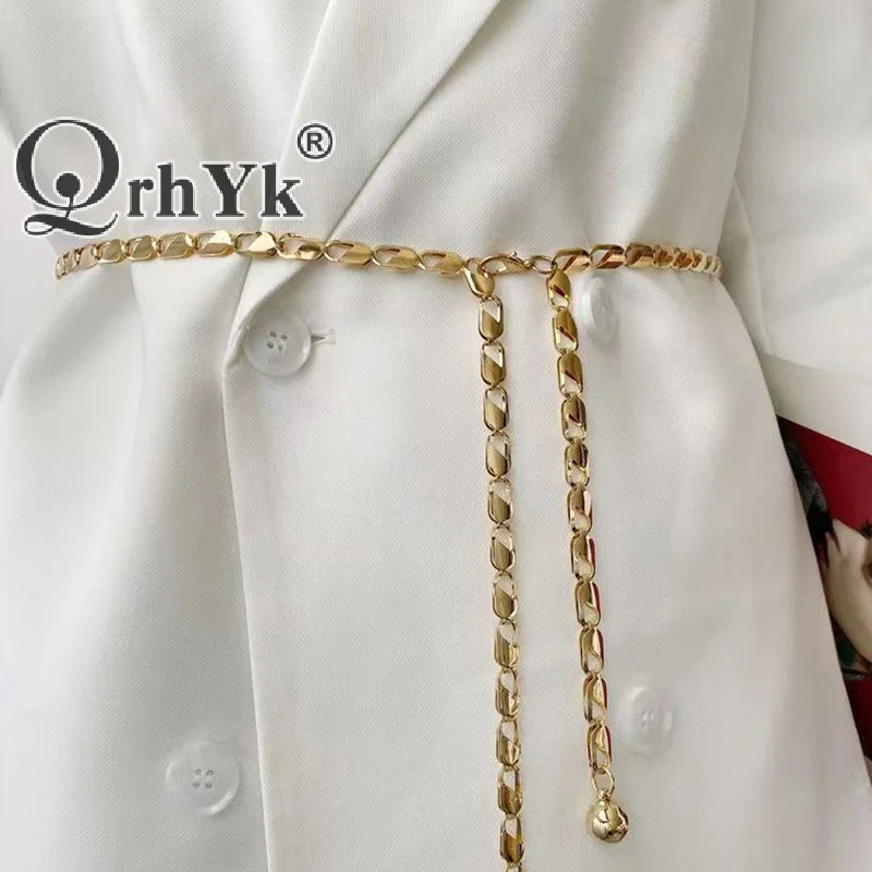 Vrouwen Mode Riemen Luxe Designer Riem Retro Zilver Gesneden Holle Ketting Riem Voor Vrouwen Elegante Ronde Metalen Vrouwen Riem