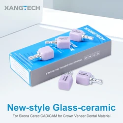 New 5pcs Lithium Disilicate Blocks C14 Glass Ceramic Dental Lab for Sirona Cerec CAD/CAM for Crown Veneer Dental Material