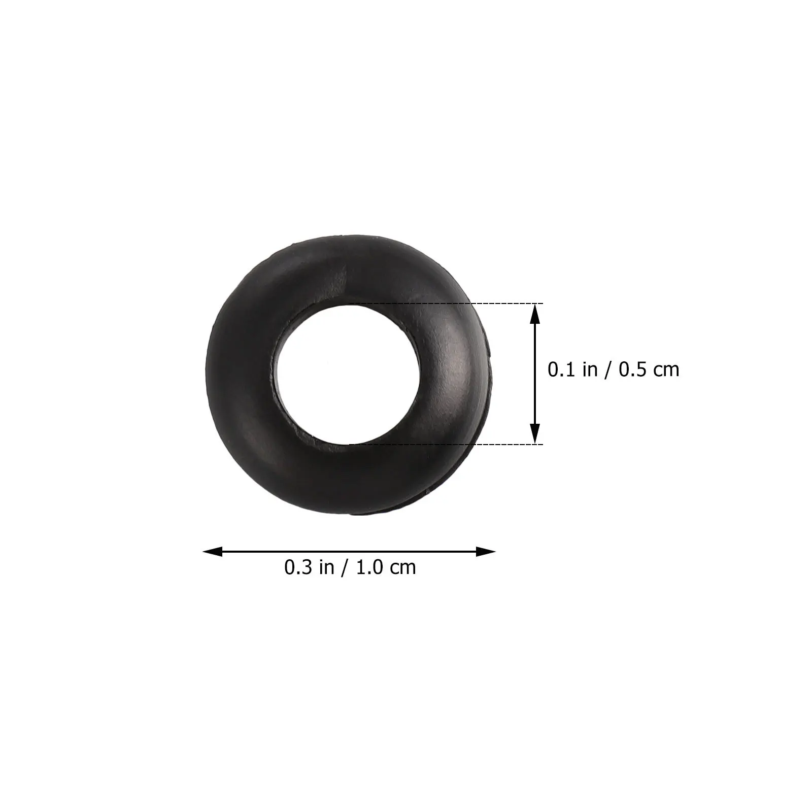 

100Pcs Rubber O-Ring Grommet Protector Wear-Resistant Mineral Oil-Resisting Easy to Use for Cables Hole Grommet