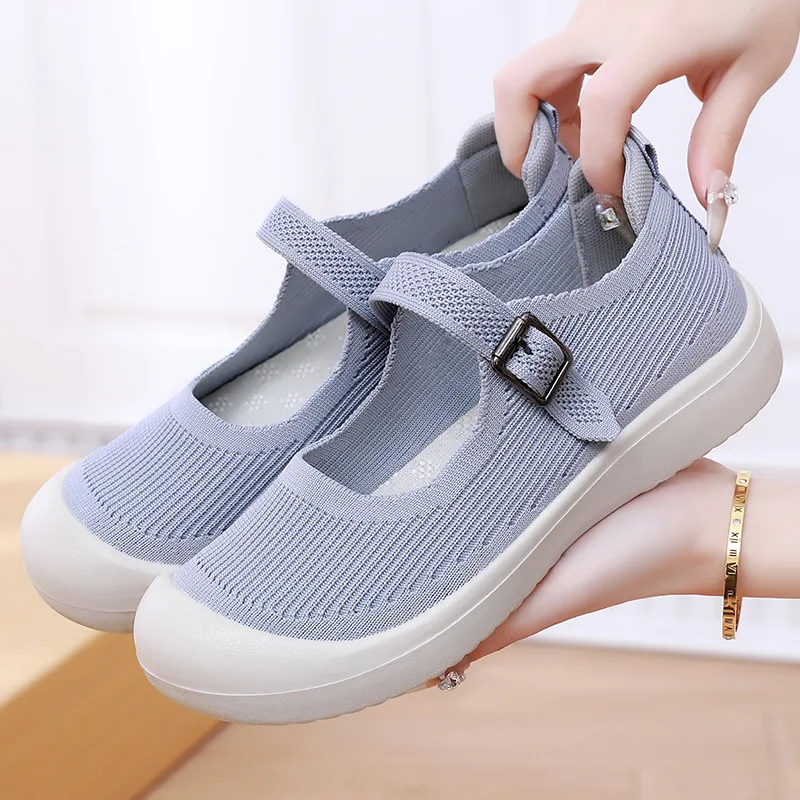 Women Summer Shoes Casual Comfortable Breathable Lightweight Non Slip Women Shoes Sale Adjustable Straps 2026 New