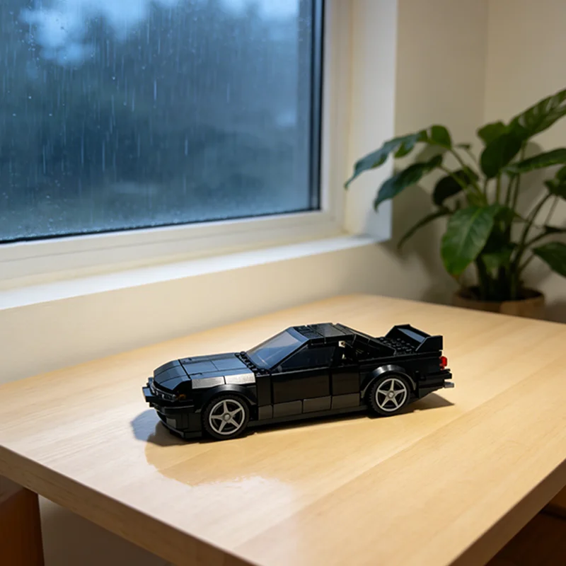 

261 деталь MOC-модель Nissan R32 Skyline City Champions, конструктор, рождественский подарок, игрушка, креативная идея для самостоятельной сборки