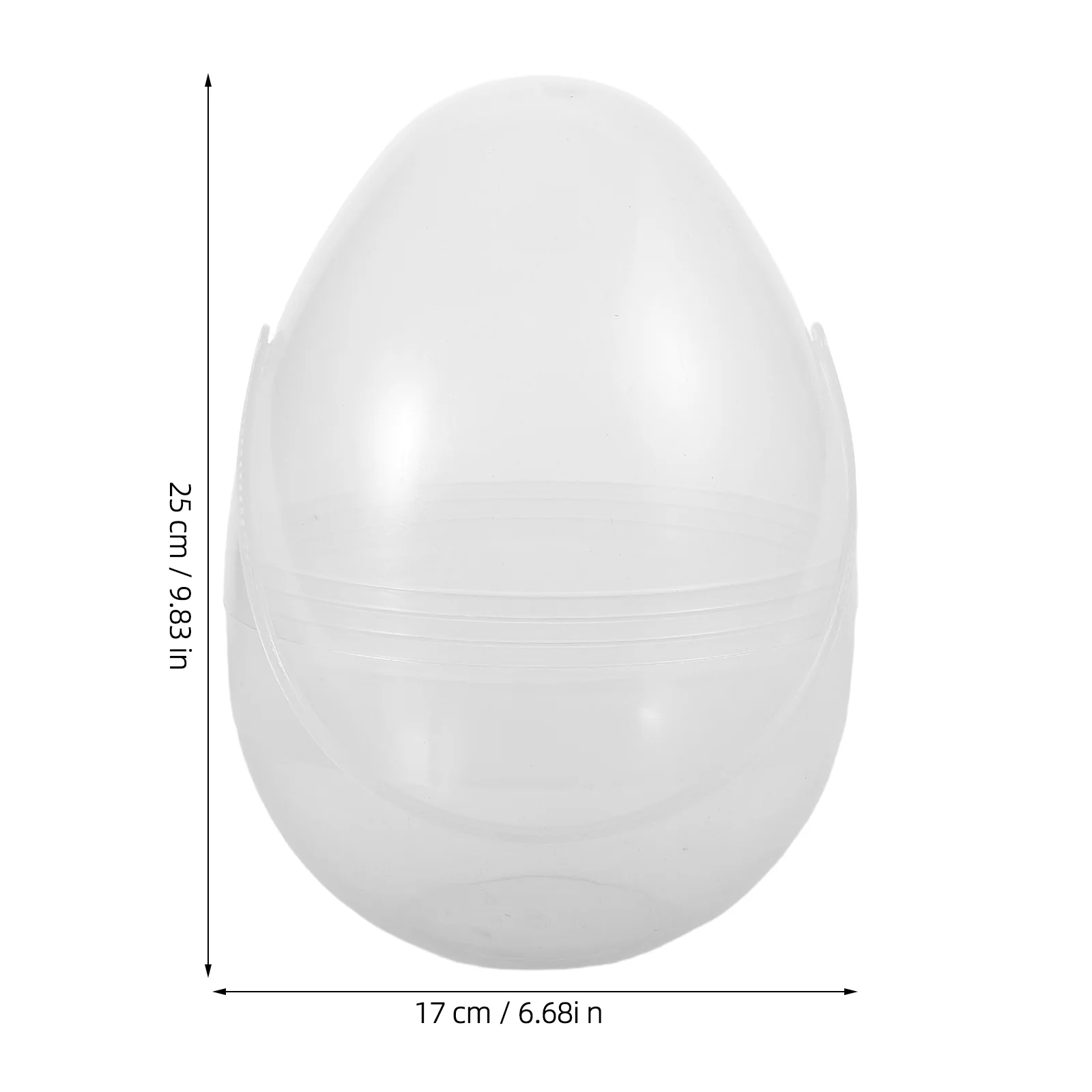 حاوية بيض عيد الفصح الشفافة، صندوق عرض محمول، منظم ديكور بلاستيكي شفاف للمناسبات الاحتفالية والتجمعات #3