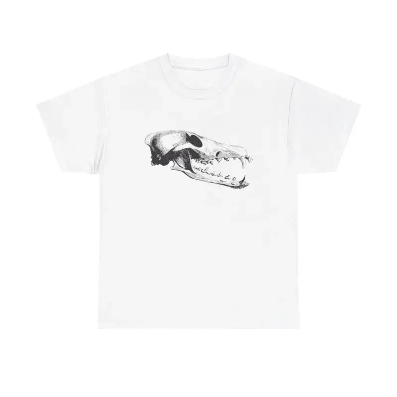 Bear Skull Drawing T Shirt cool dark occult esoteric vintage art symbol line