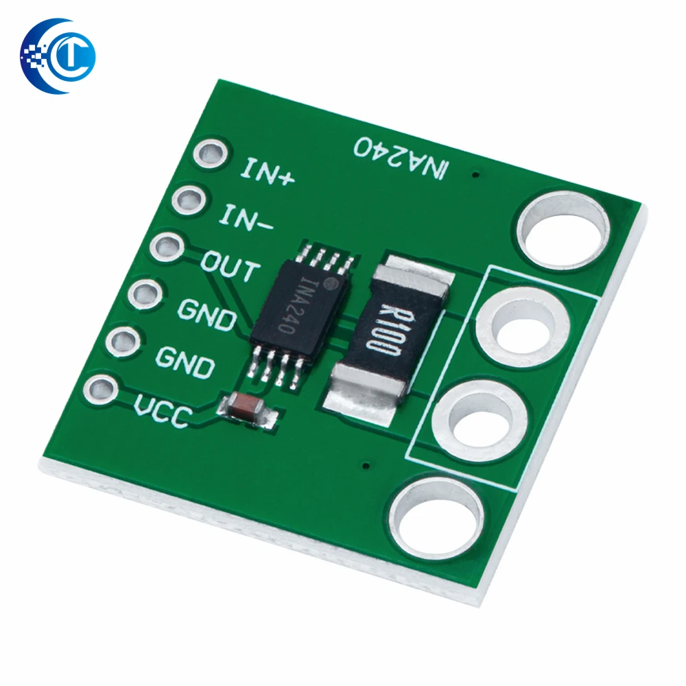 Moduł INA240 INA240A1 Wzmacniacz wykrywania prądu Monitorowanie prądu Dwukierunkowy moduł zbierania prądu