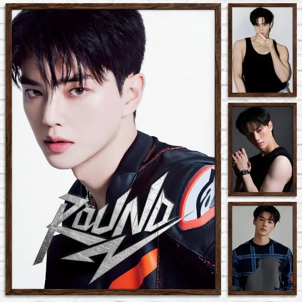 Actor Song Kang Poster Self-adhesive Waterproof Paper Sticker Art Coffee House Bar Room Wall Decor