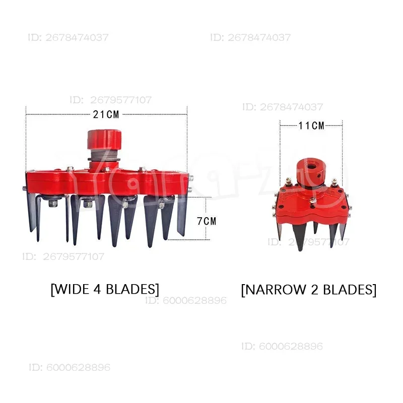 Lawn mower matching weeding tools new agricultural rake head weeding artifact weeder weeder general accessories