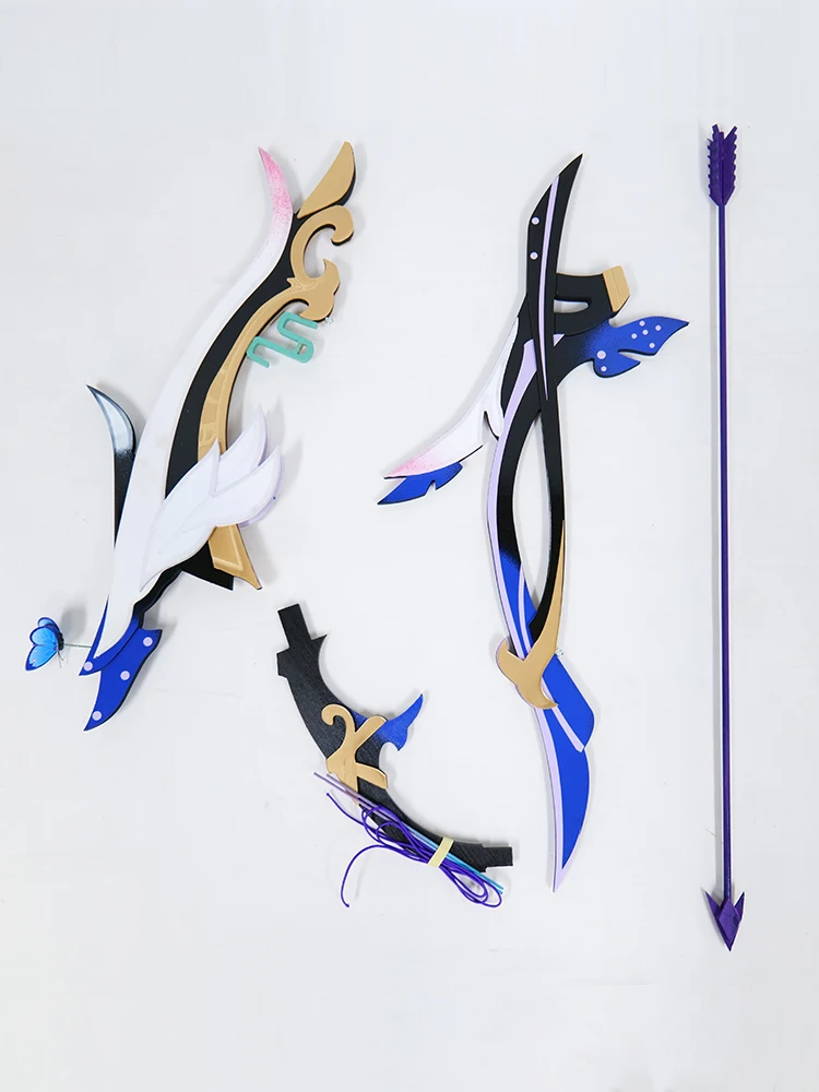 Genshin Impact yelan Cosplay Weapon Props Model Bow Kirin