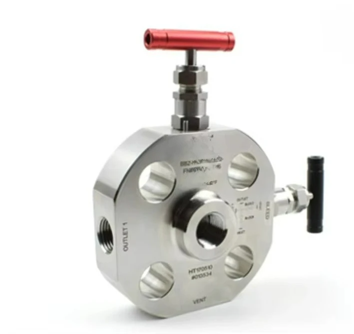 Válvulas de isolamento de drenagem e desligamento duplo único de aço inoxidável 316 de interface de processo