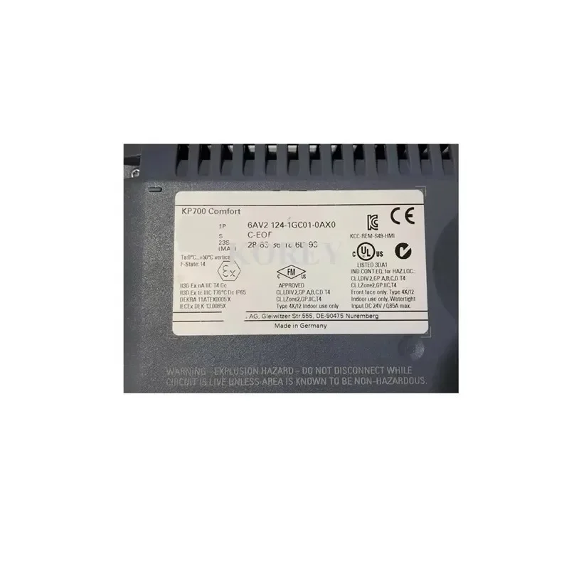 S7-1200 KP700 Touchscreen 6AV2124-1GC01-0AX0