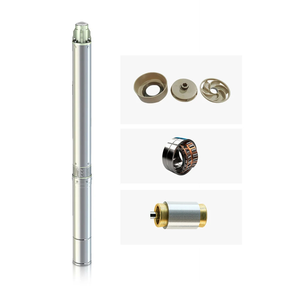 

Hot Sale RHEKEN Hot Selling Agriculture 4 Inch Borehole Pump Deep Well Submersible Water Pump