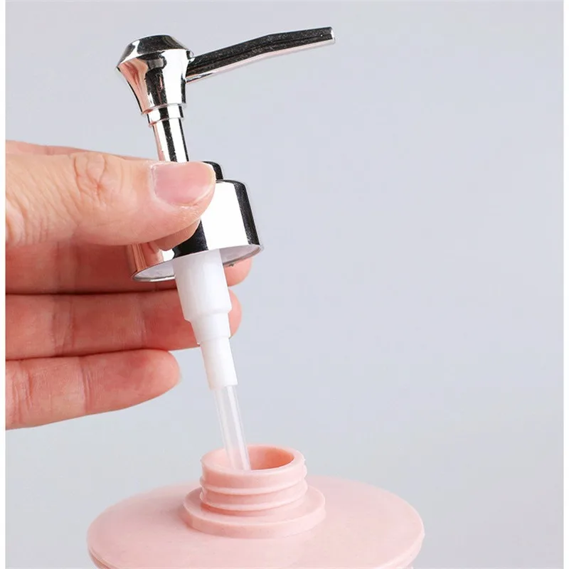 Fashion Stained Carved Resin Liquid Soap Dispenser Bathroom Sanitizer Bottle Hand Pump Emulsion Shampoo Bath Shower Gel Press