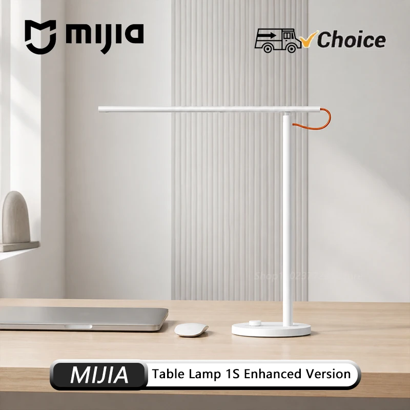 MIJIA Table Lamp 1S Enhanced Version Ra95 High CRI Eye-Care Foldable LED Desk Light Supports Smart Voice Control Home Office CN