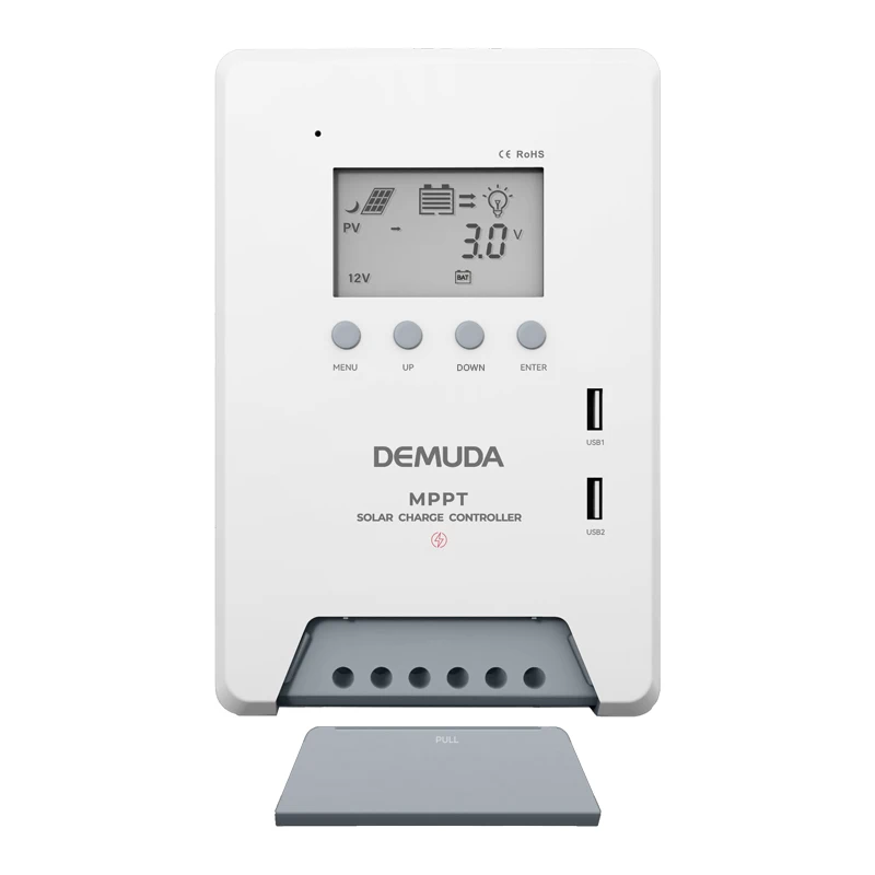 DEMUDA 3200W 48V MPPT regolatore di carica solare 60A 40a 30a Controller caricabatterie off grid per sistema di energia solare RV domestico