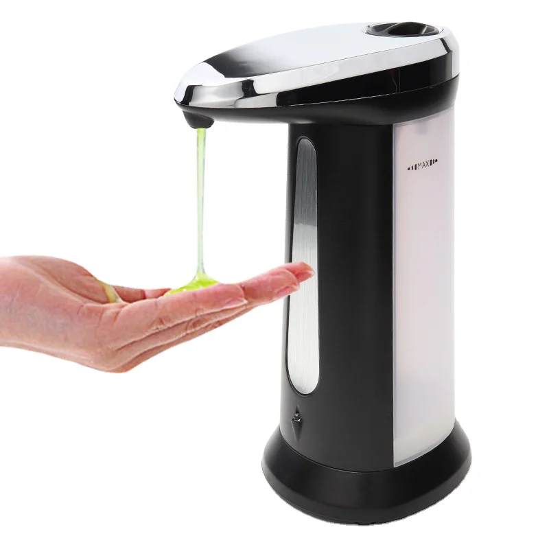 

ABS Plastic 400ml Electroplated Automatic Liquid Soap Dispenser Smart Sensor Touchless Sanitizer Dispensador
