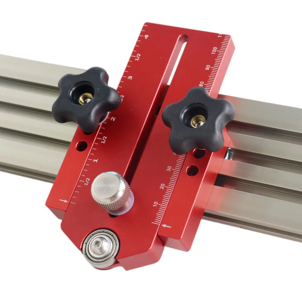 Cutting Machine Table Saw Flip-chip Roller Fast Cutting Limit Backer Woodworking Table Chute Positioning and Fixing Tool