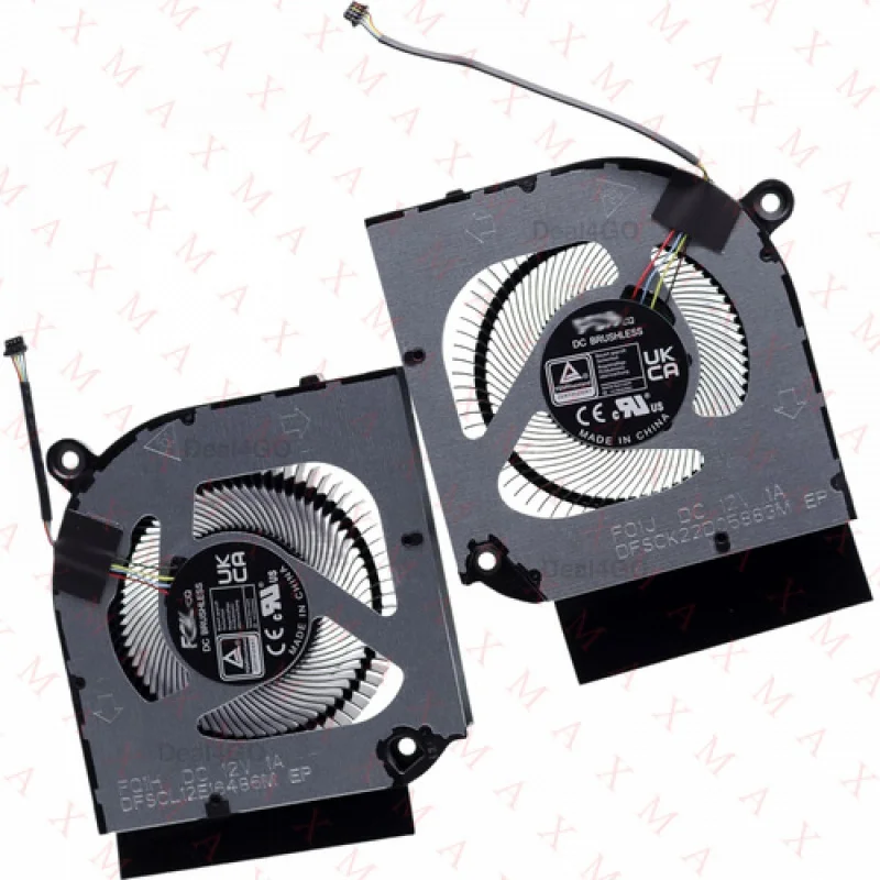 

LL CPU GPU Graphics Cooling Fan Kit Replacement for Acer Nitro AN16-41 AN17-41 AN17