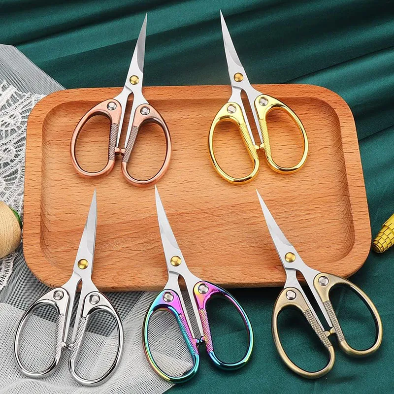 Embroidery Scissors With Curved Tip For Sewing Stainless Steel Sharp Scissors Craft Shear DIY Craft Art Work Sewing Handicrafts