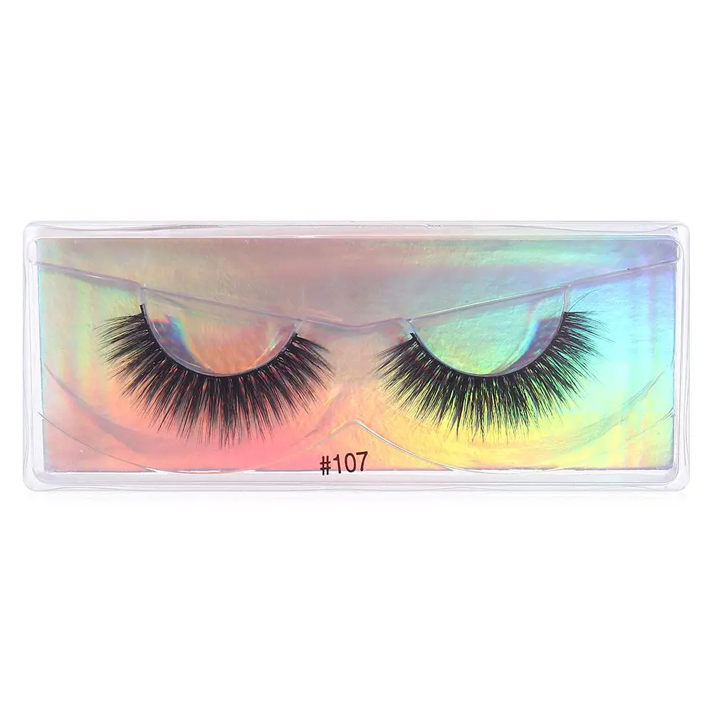 Ciglia di visone Ciglia lunghe naturali Ciglia finte leggere Ciglia finte soffici e soffici capelli di visone 3D Croce