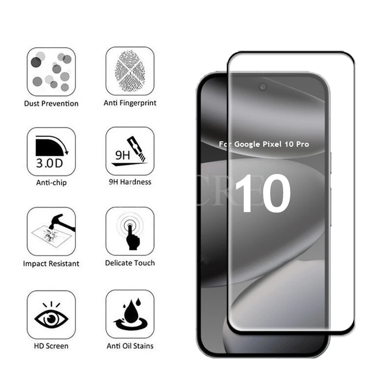 4 قطعة الزجاج ل Googel بكسل 10 برو الزجاج بكسل 10 برو فيلم المقسى الغراء الكامل واقي للشاشة فيلم بكسل 10 برو الزجاج المقسى #3