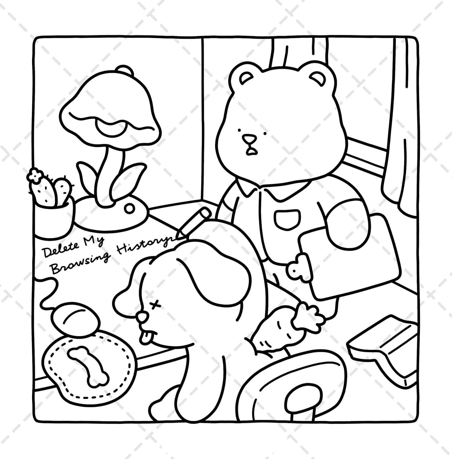 Silly Crimes Cozy & Funny Coloring Book: Hilarious Kawaii Animal Antics for Stress Relief & Creative Fun image 5