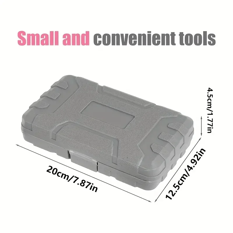 Pink Home Tool Set Durable Steel Hand Tool Kit with Alloy Plastic Hex Wrench Screwdriver Pliers Tape Measure Household Repair