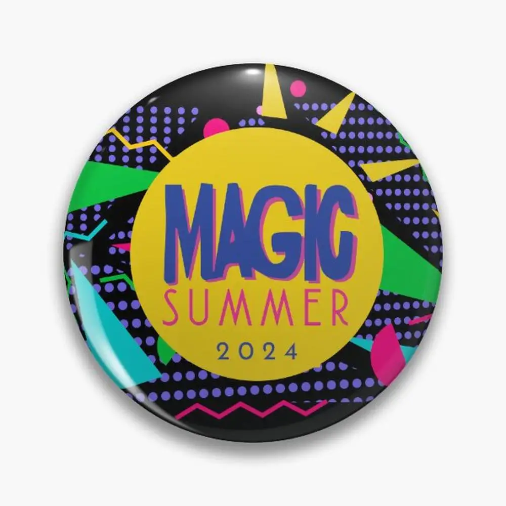 Celebrate a Magic Summer 2024 Pin Buttons Brooches  Jewelry Accessory Customize Brooch Fashion Lapel Badges